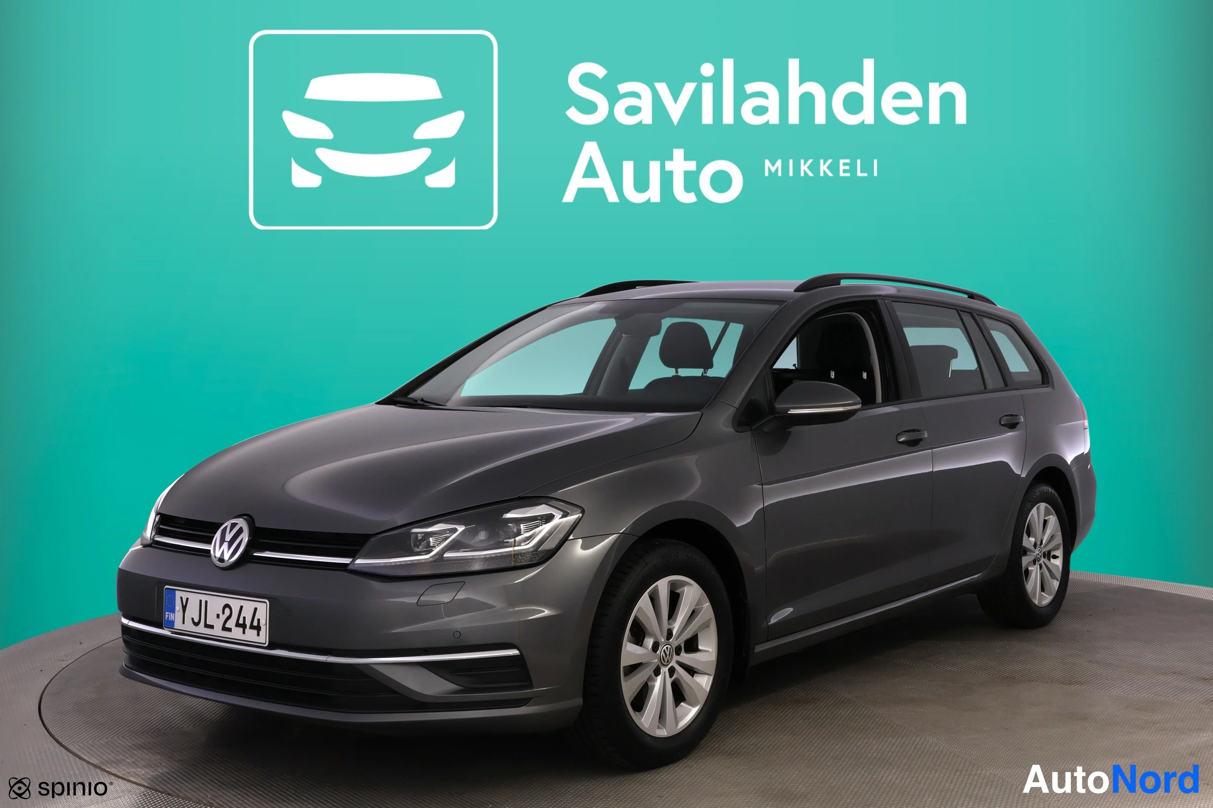 Grå Volkswagen Golf 2017, bild 2