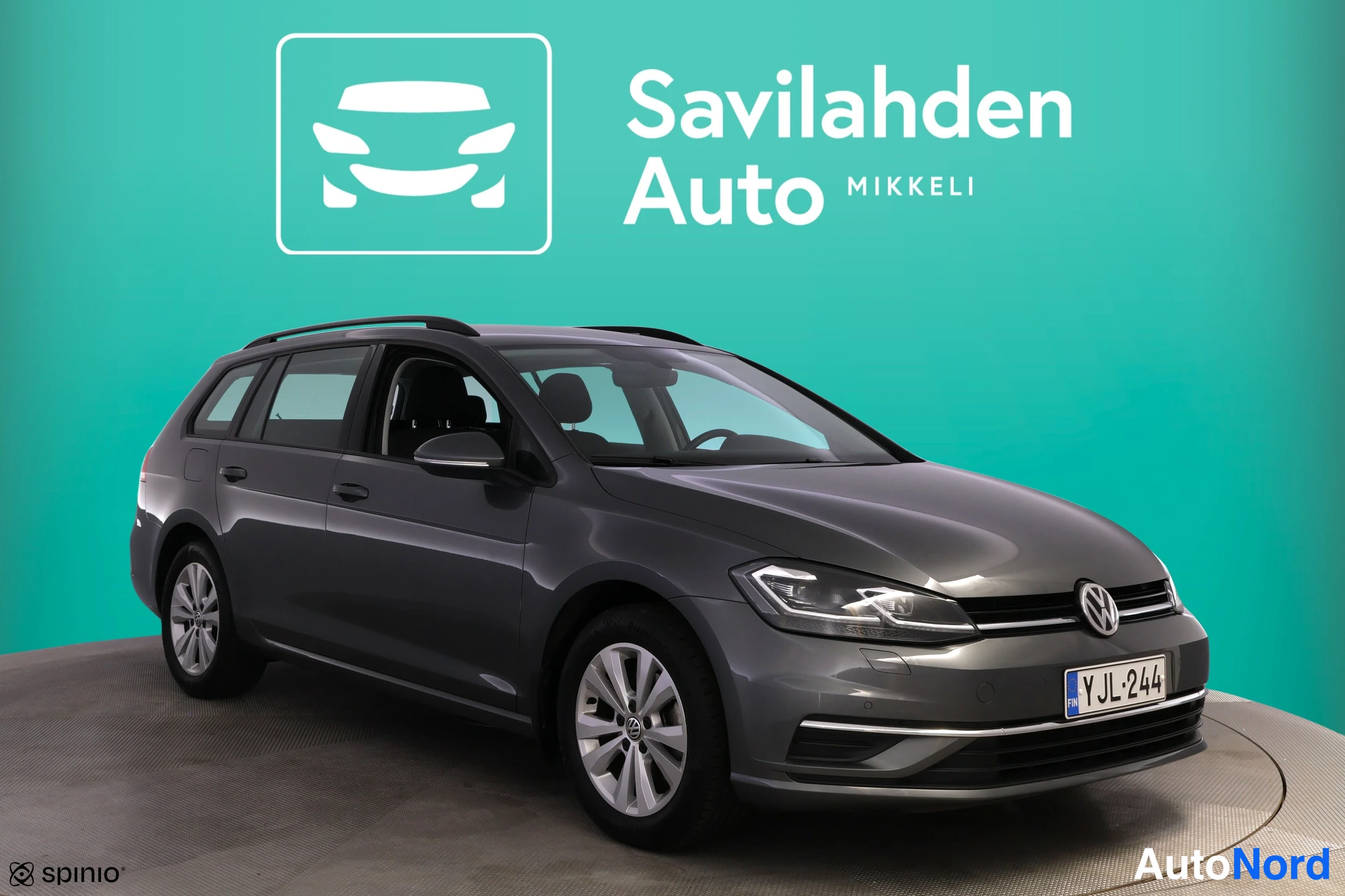 Grå Volkswagen Golf 2017, bild 12