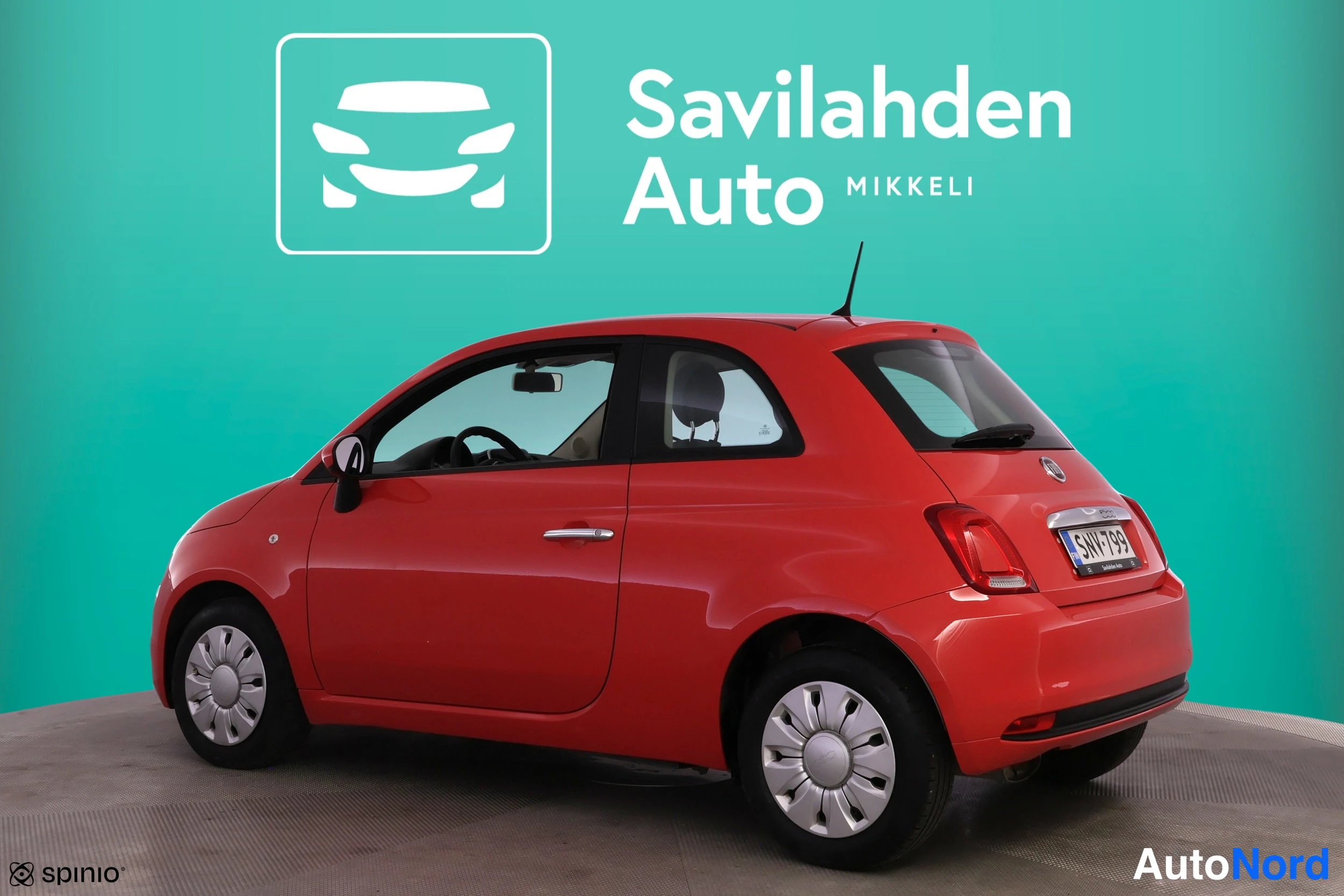 Punainen Fiat 500 2017, kuva 3