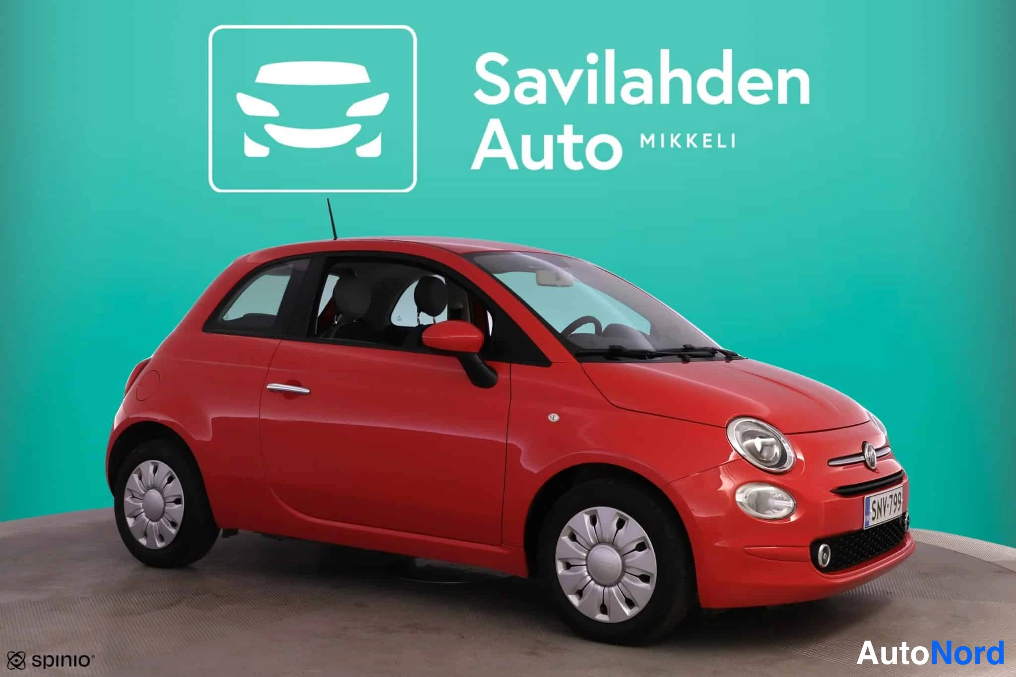 Punainen Fiat 500 2017, kuva 9