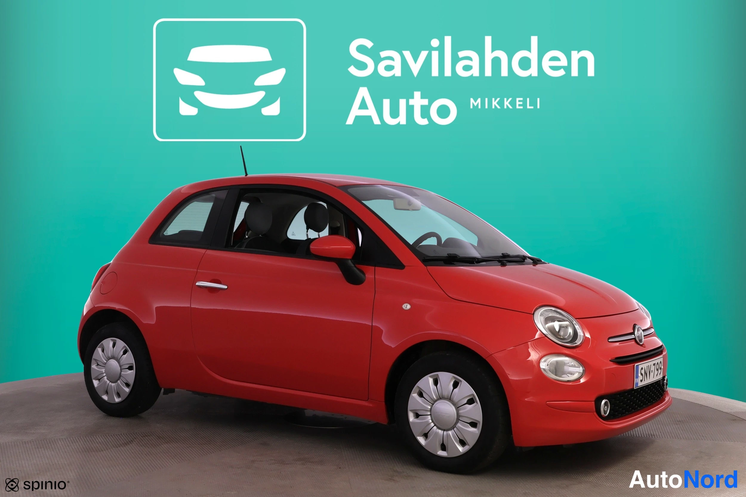 Punainen Fiat 500 2017, kuva 10