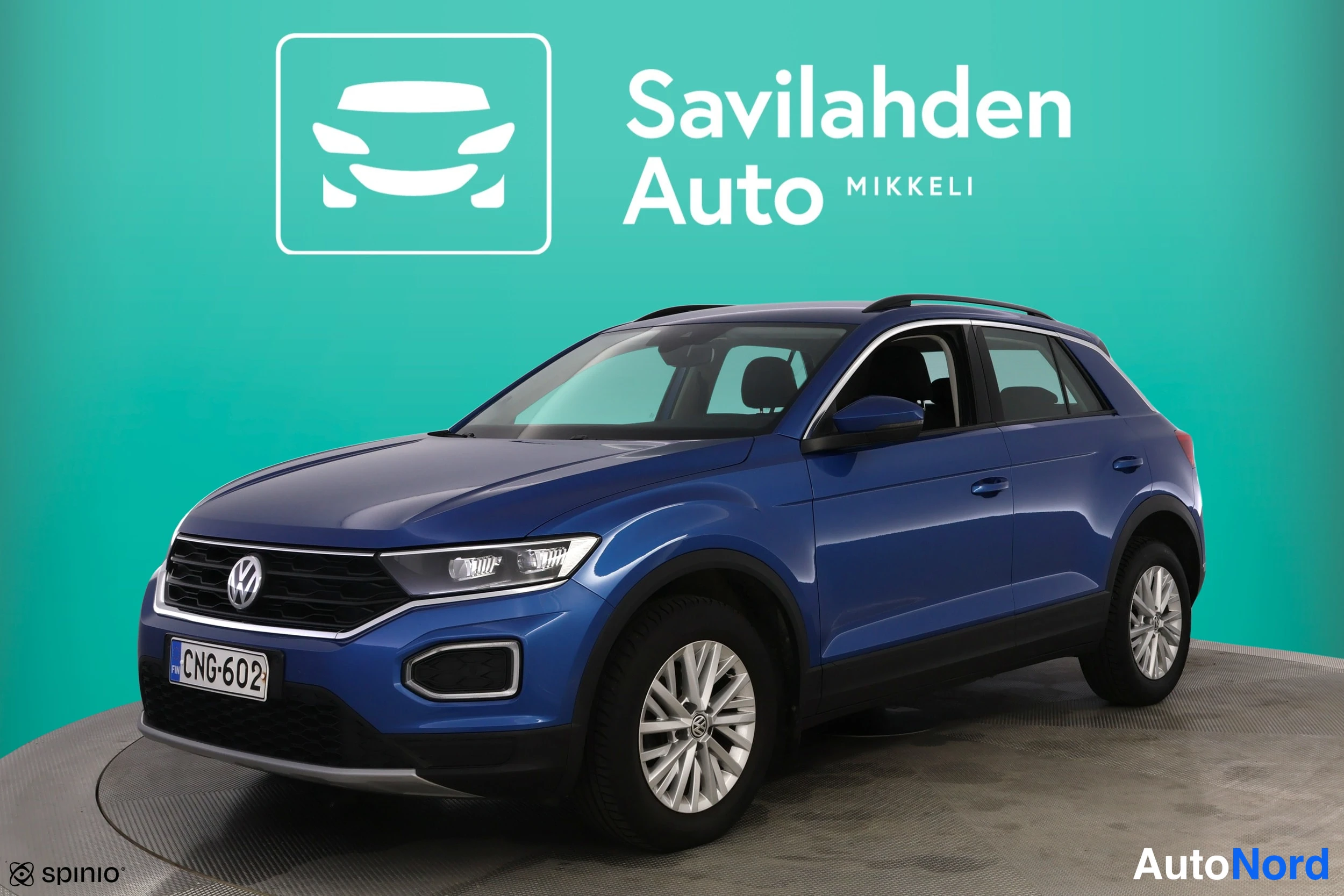 Sininen Volkswagen T-Roc 2019, kuva 2