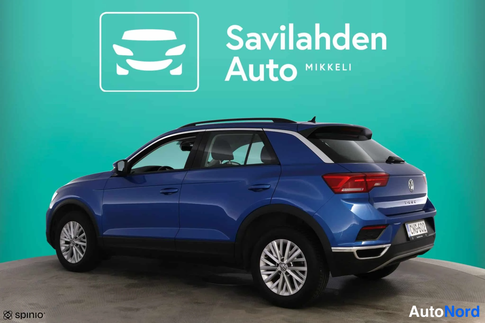 Sininen Volkswagen T-Roc 2019, kuva 3