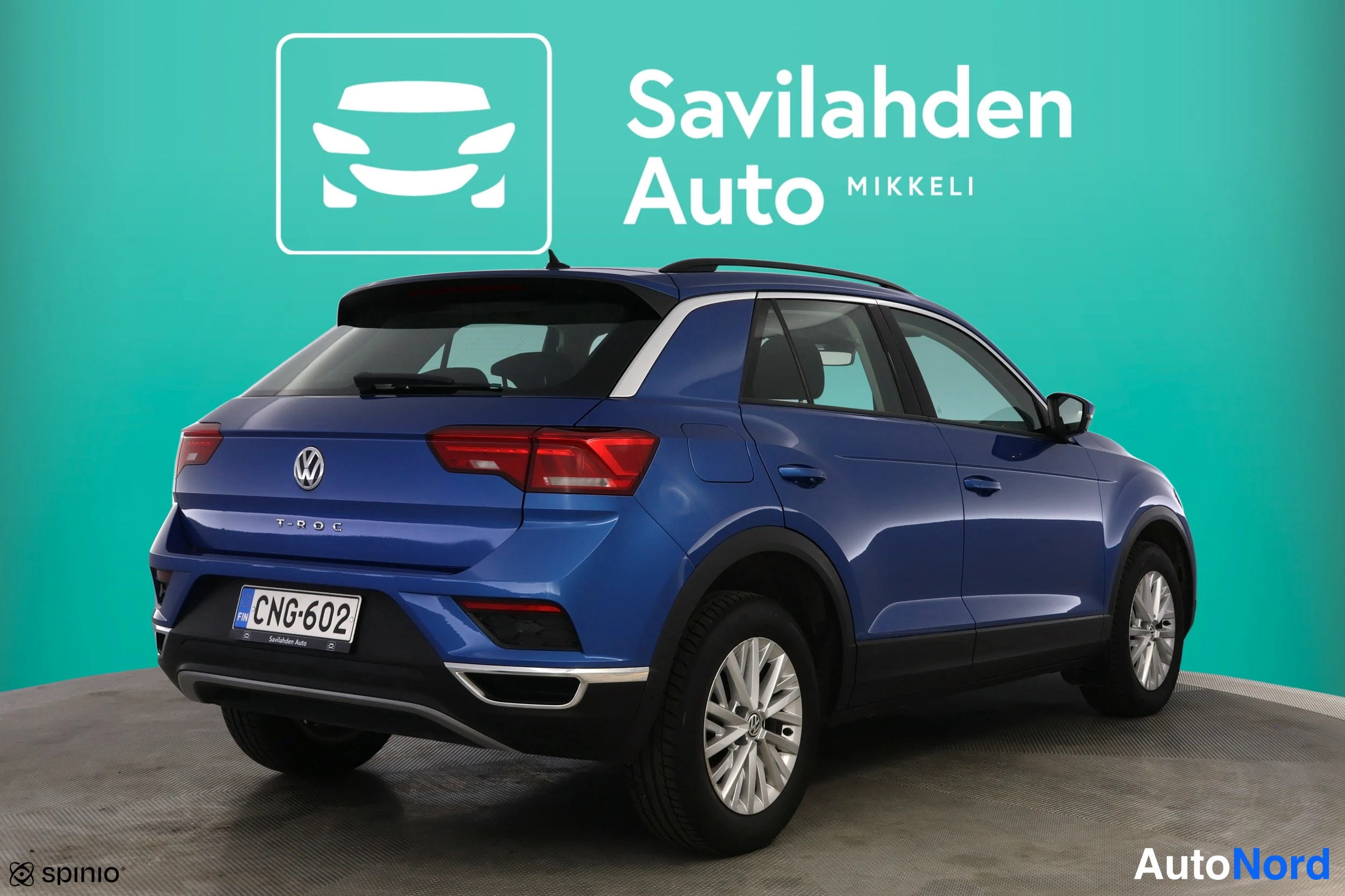 Sininen Volkswagen T-Roc 2019, kuva 8