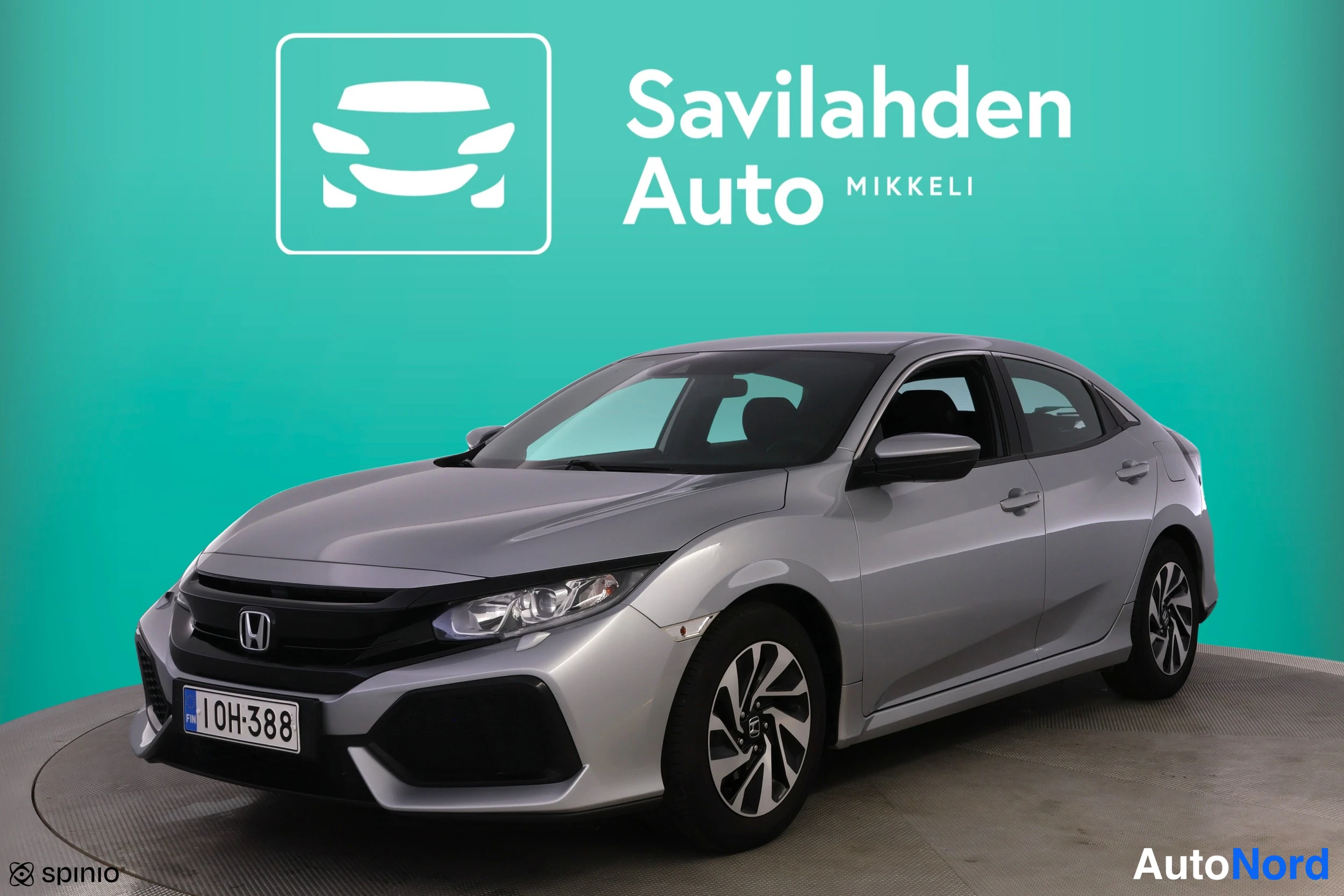 Silver Honda Civic 2018, bild 2