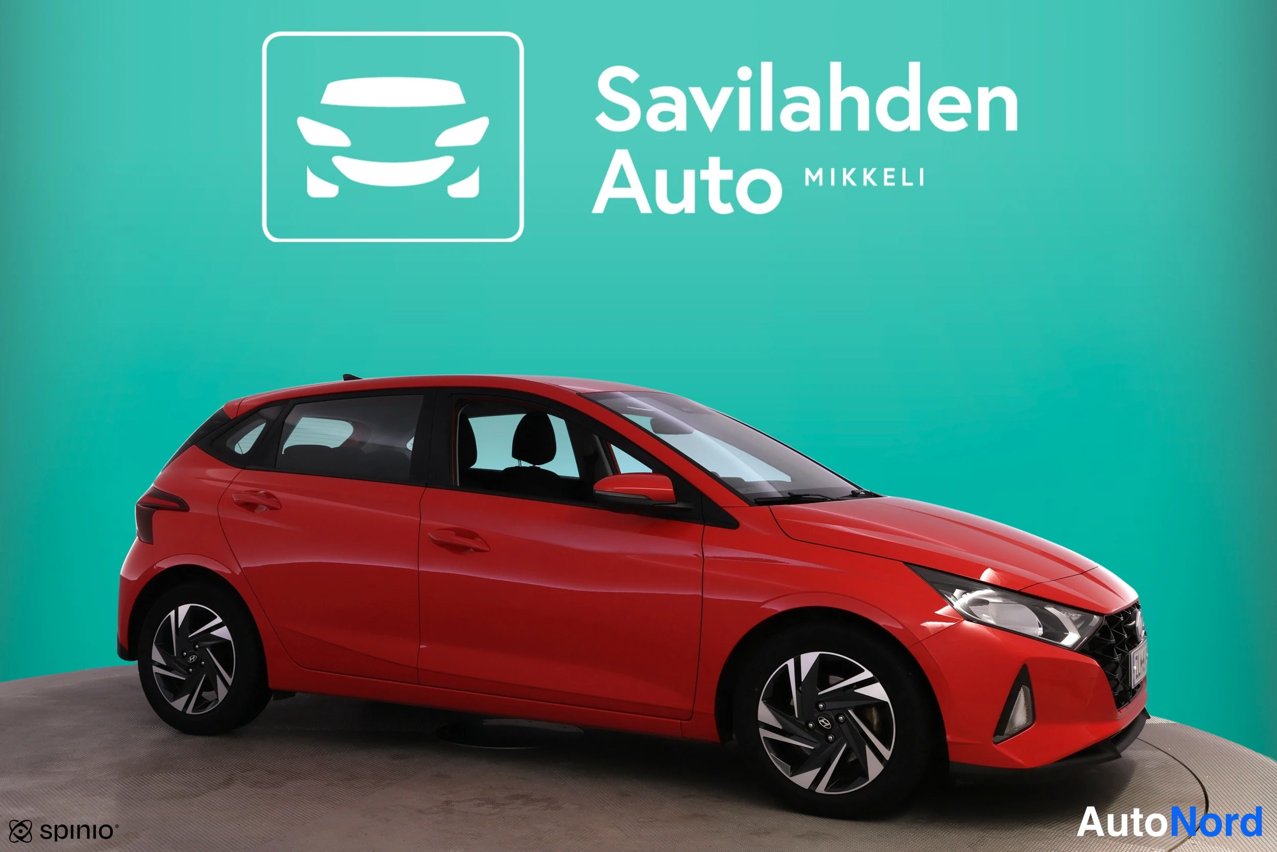 Röd Hyundai i20 2021, bild 3