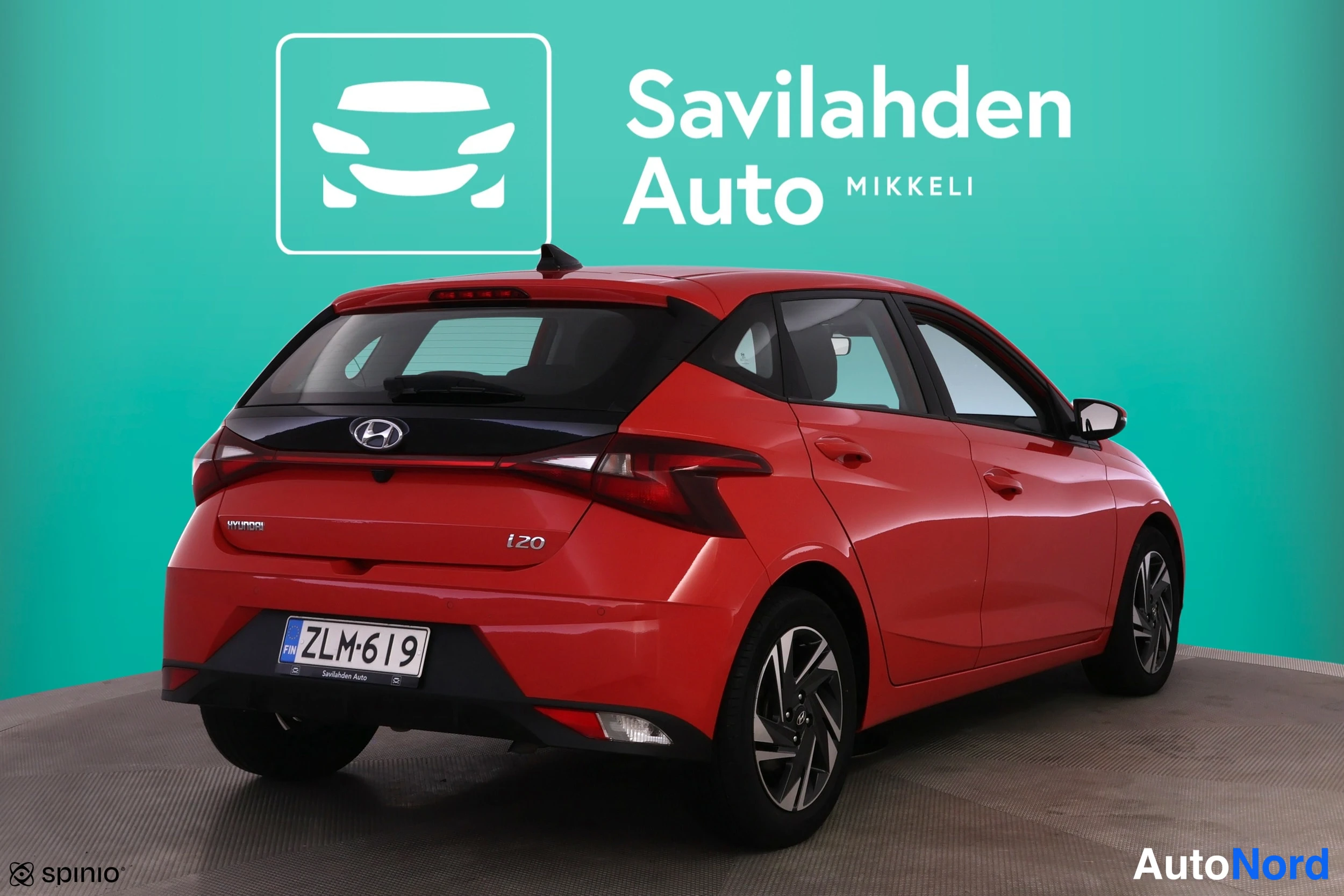 Röd Hyundai i20 2021, bild 4