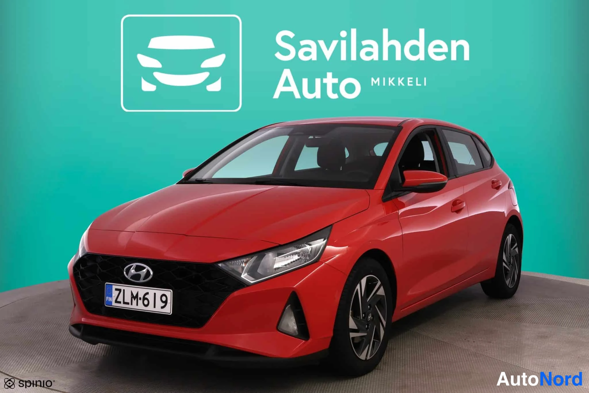 Röd Hyundai i20 2021, bild 7