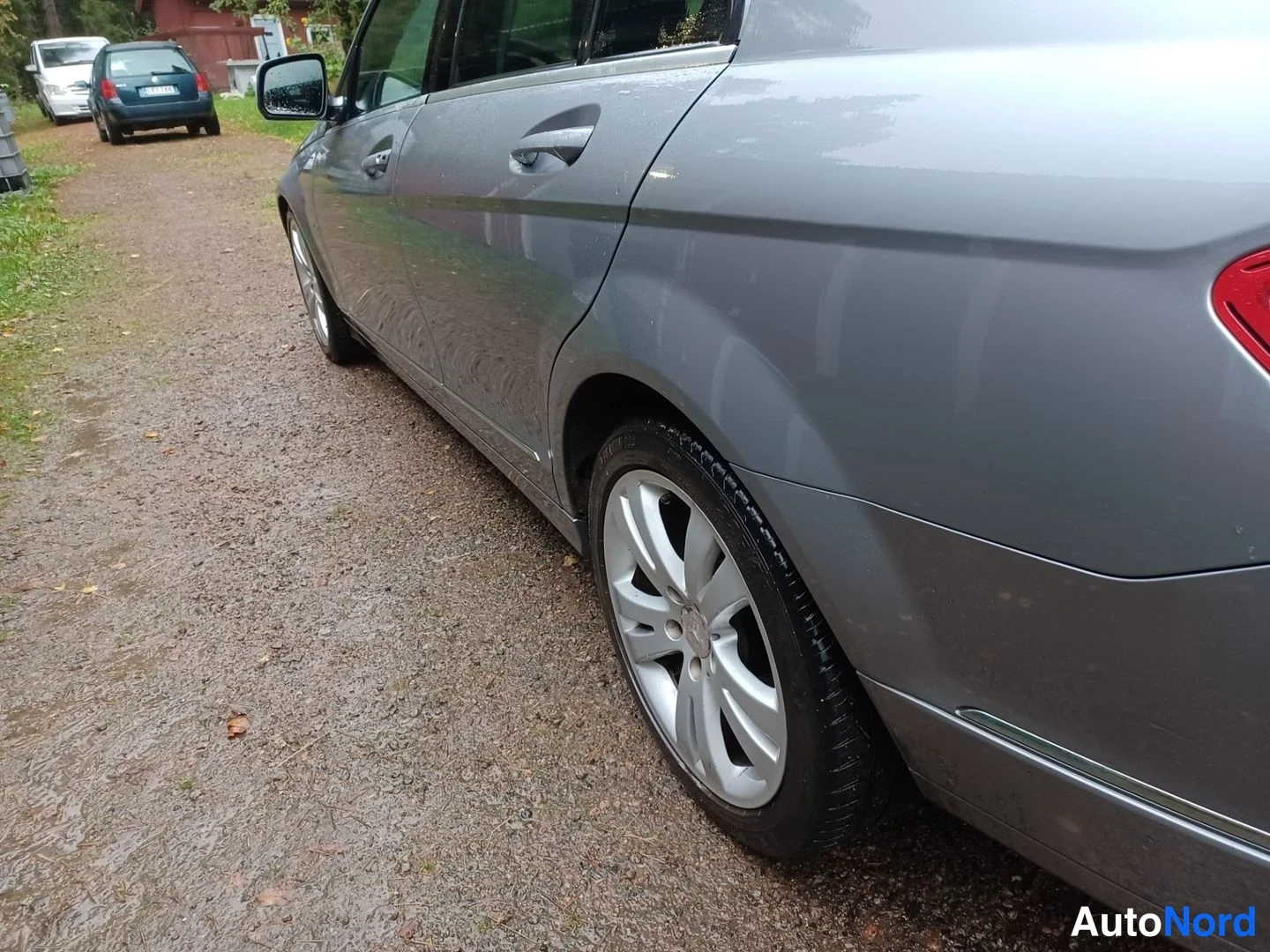Harmaa Mercedes-Benz C 220 CDI 2008, takaviisto, kuva 10