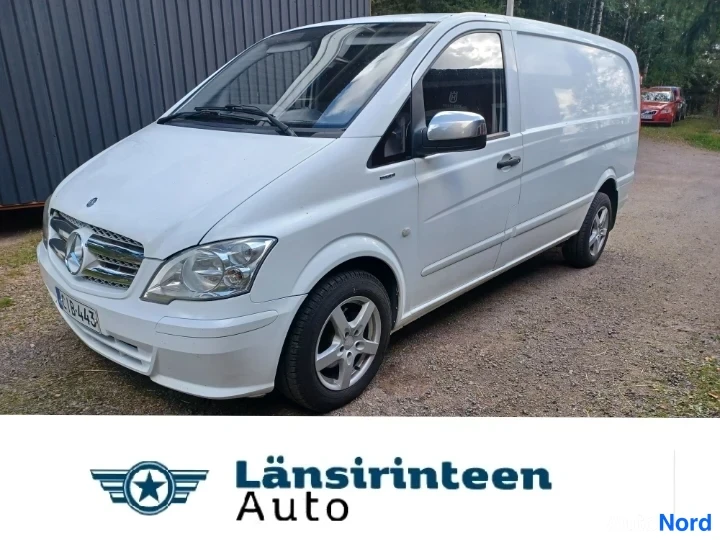 Valkoinen Mercedes-Benz Vito 110 CDI 2011, etuviisto, keula vasemmalle, kuva 2