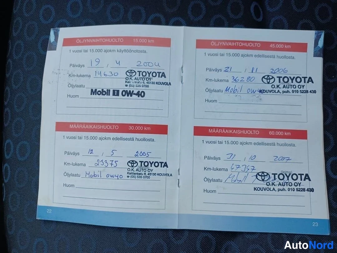 Harmaa Toyota Yaris 2003, asiakirja, kuva 23