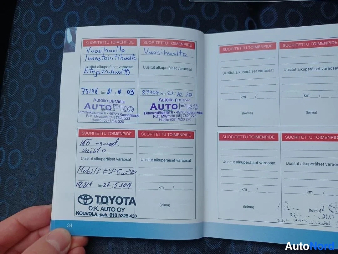 Harmaa Toyota Yaris 2003, asiakirja, kuva 27