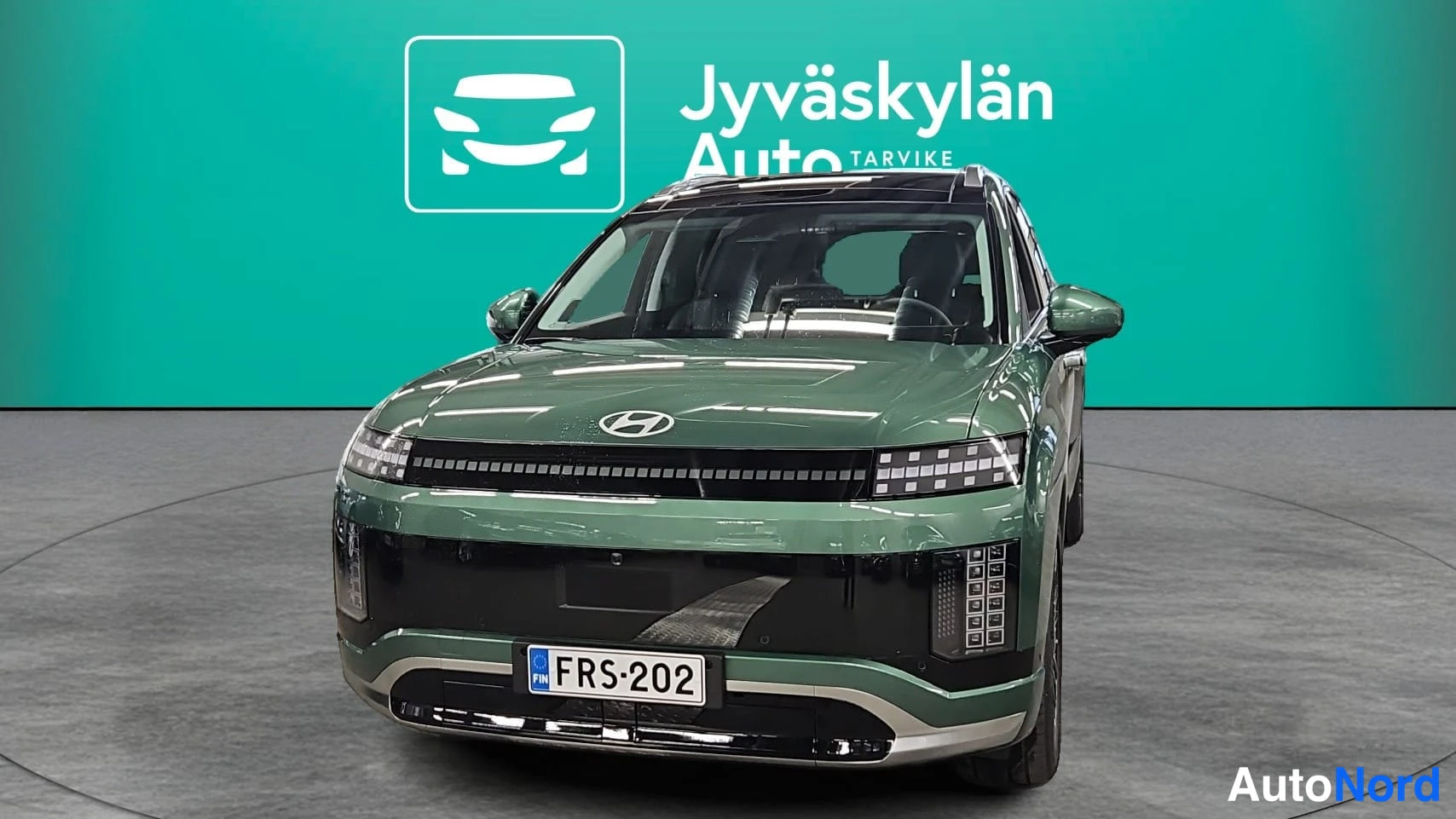 Vihreä Hyundai IONIQ 9 2026, etuviisto, keula vasemmalle, kuva 2