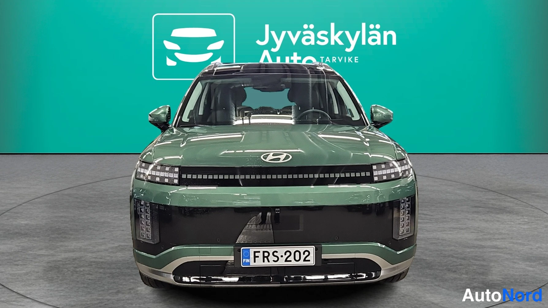 Vihreä Hyundai IONIQ 9 2026, edestä, kuva 6