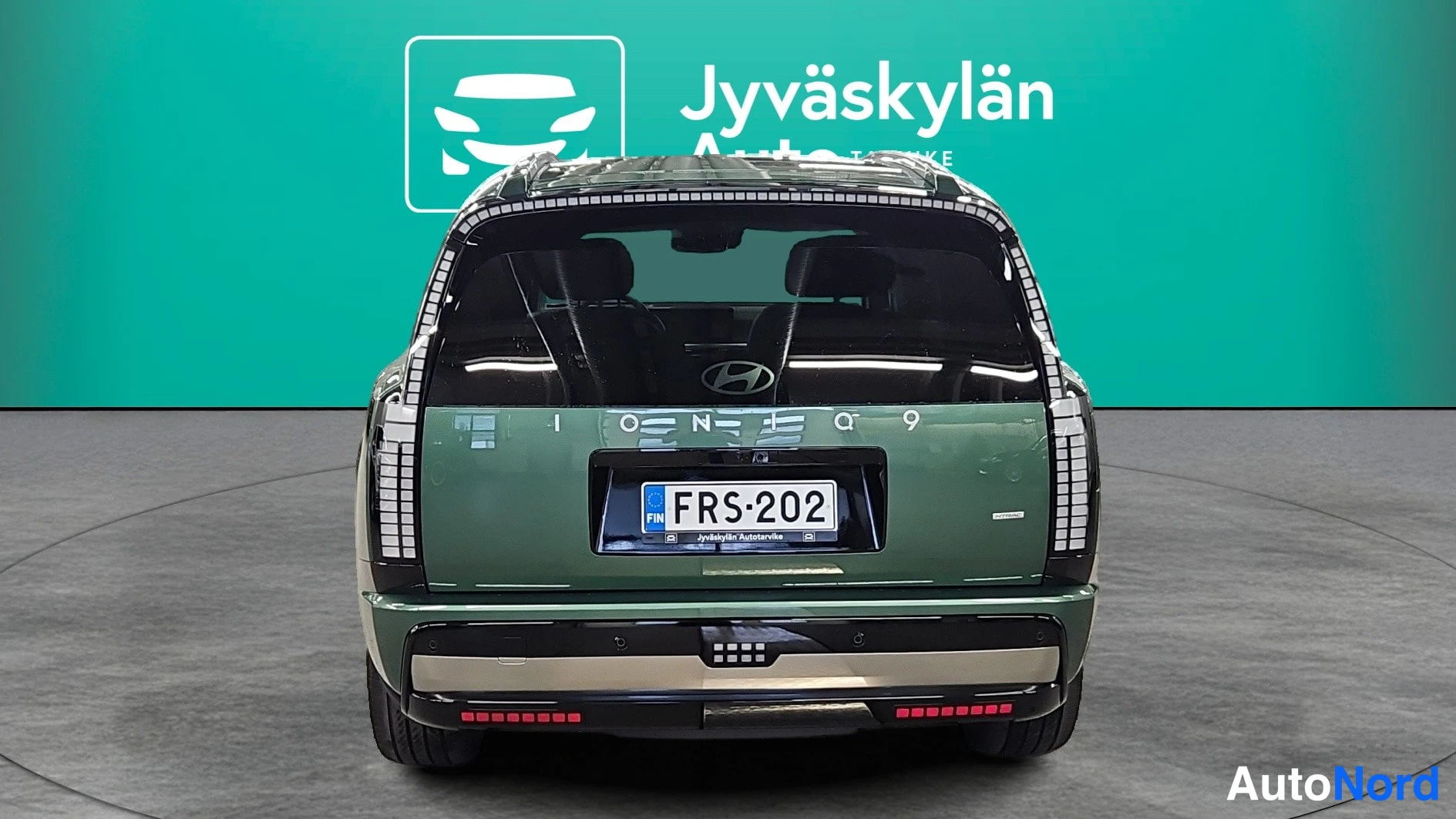Vihreä Hyundai IONIQ 9 2026, takaa, kuva 9