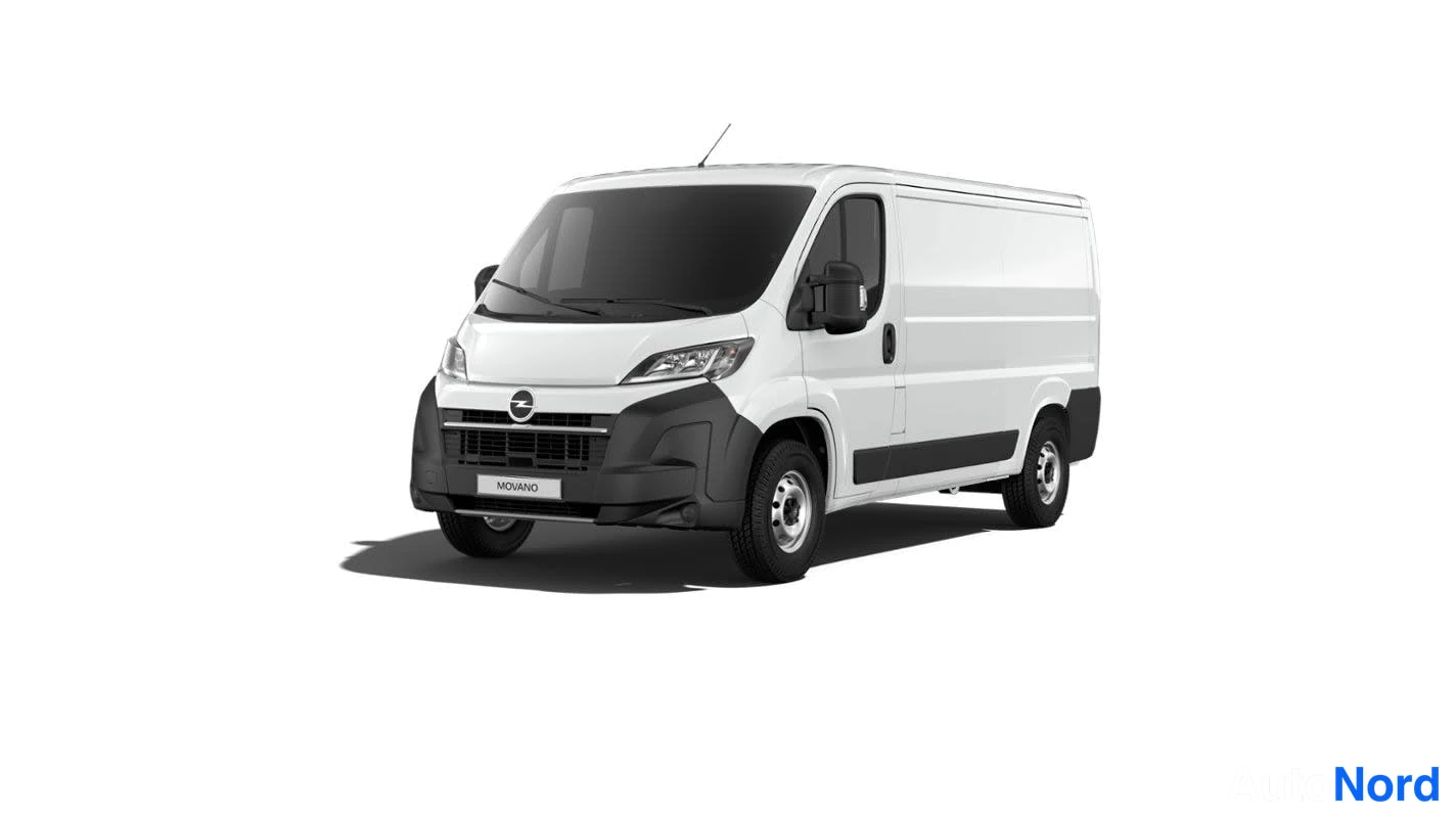 Valkoinen Opel Movano 2026, etuviisto, keula vasemmalle, kuva 2