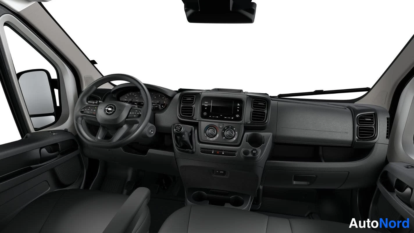 Valkoinen Opel Movano 2026, ohjaamo, kuva 9