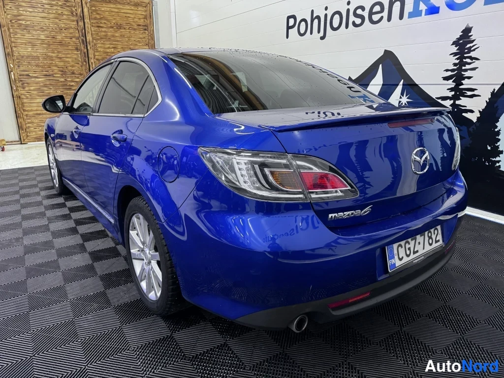 Sininen Mazda 6 2010, takaviisto, kuva 5