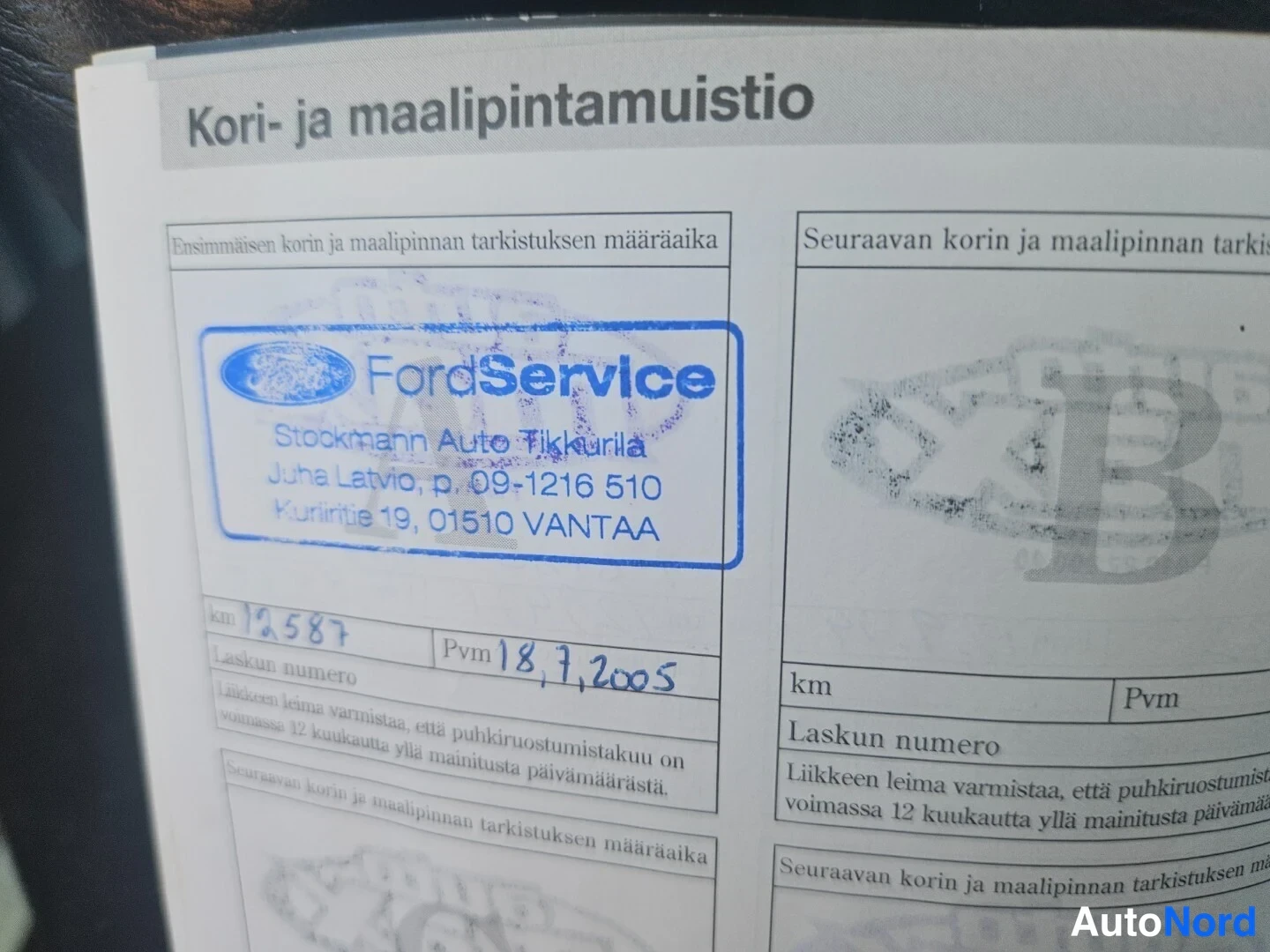 Hopea Ford Focus 2004, asiakirja, kuva 9