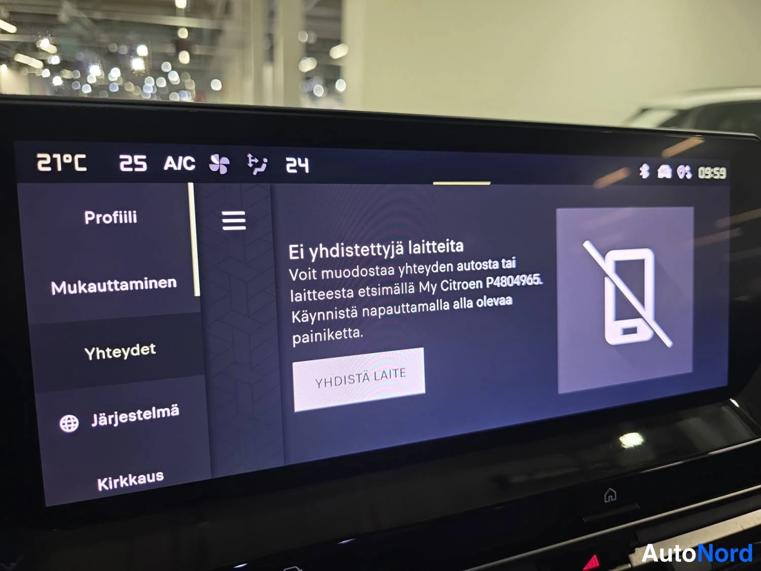 Sininen Citroen C5 x 2023, yksityiskohta, kuva 30