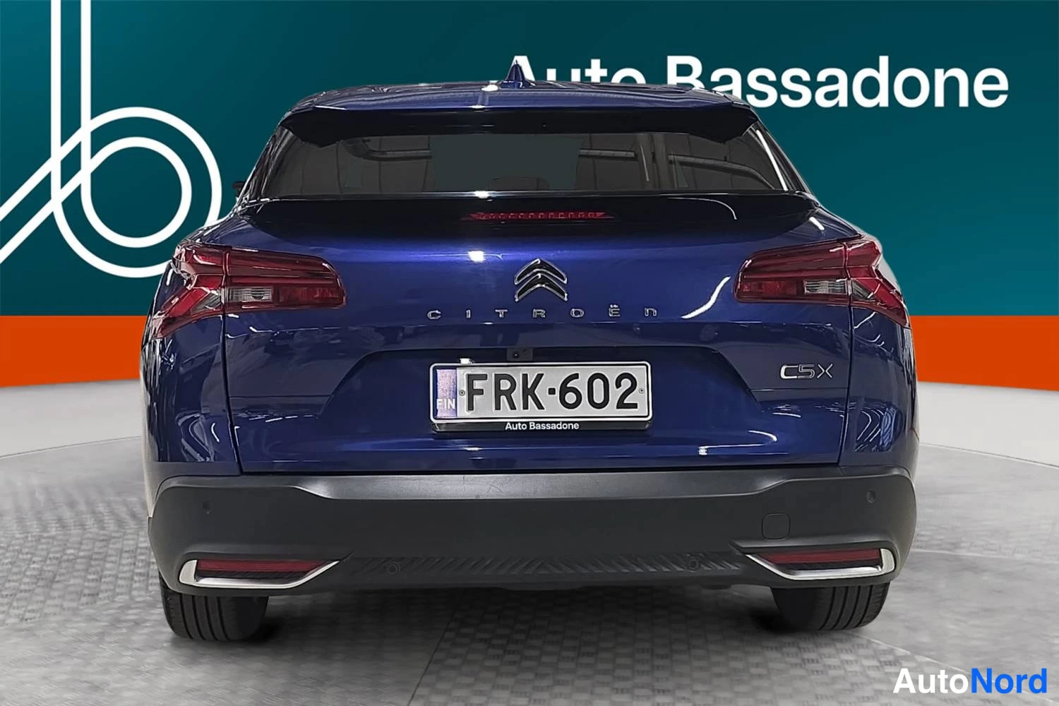 Sininen Citroen C5 x 2023, takaa, kuva 8