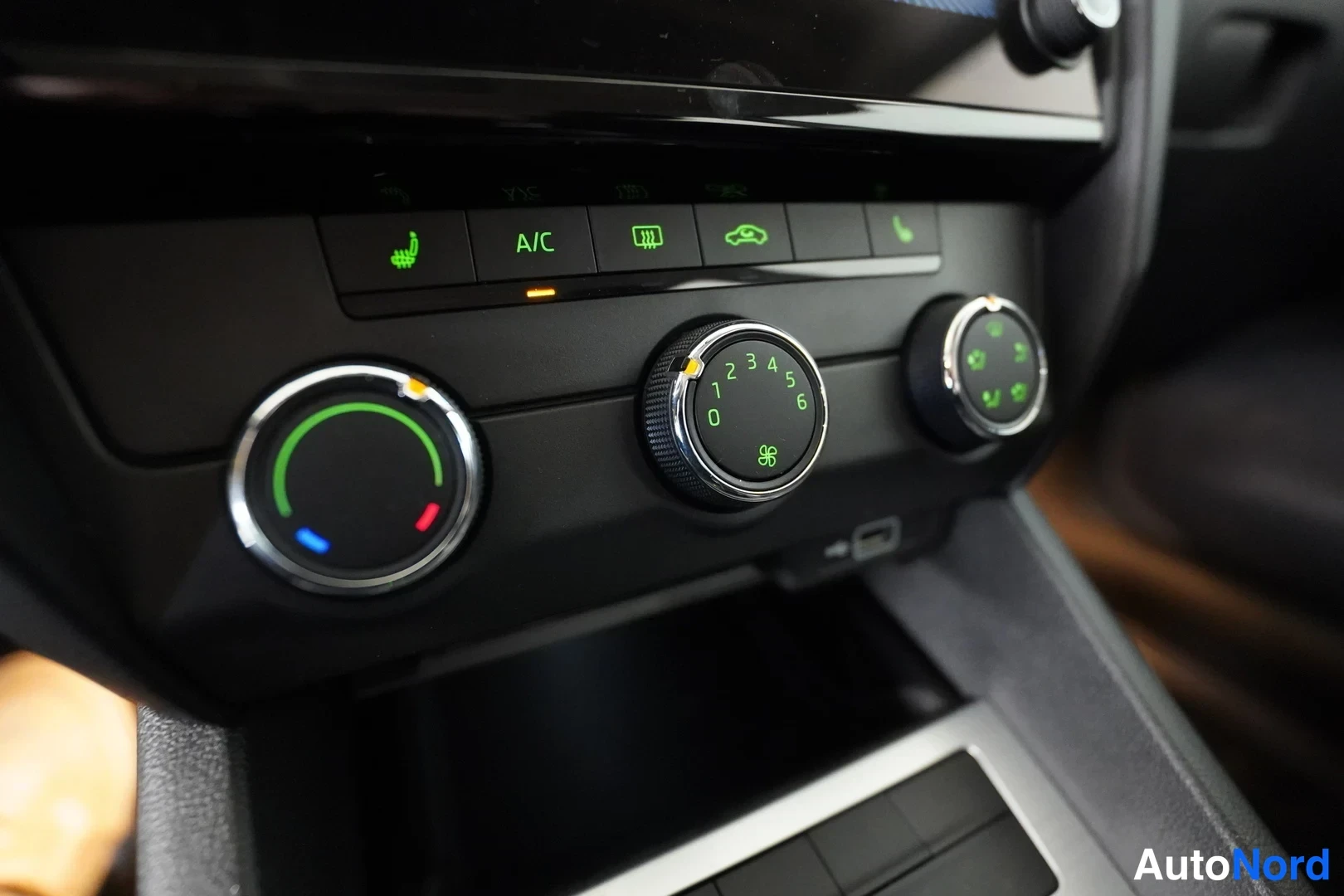 Svart Skoda Octavia 2018, detalj, bild 13