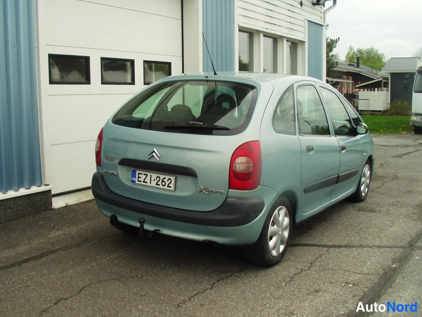 Vihreä Citroen Xsara Picasso 2002, takaviisto, kuva 5