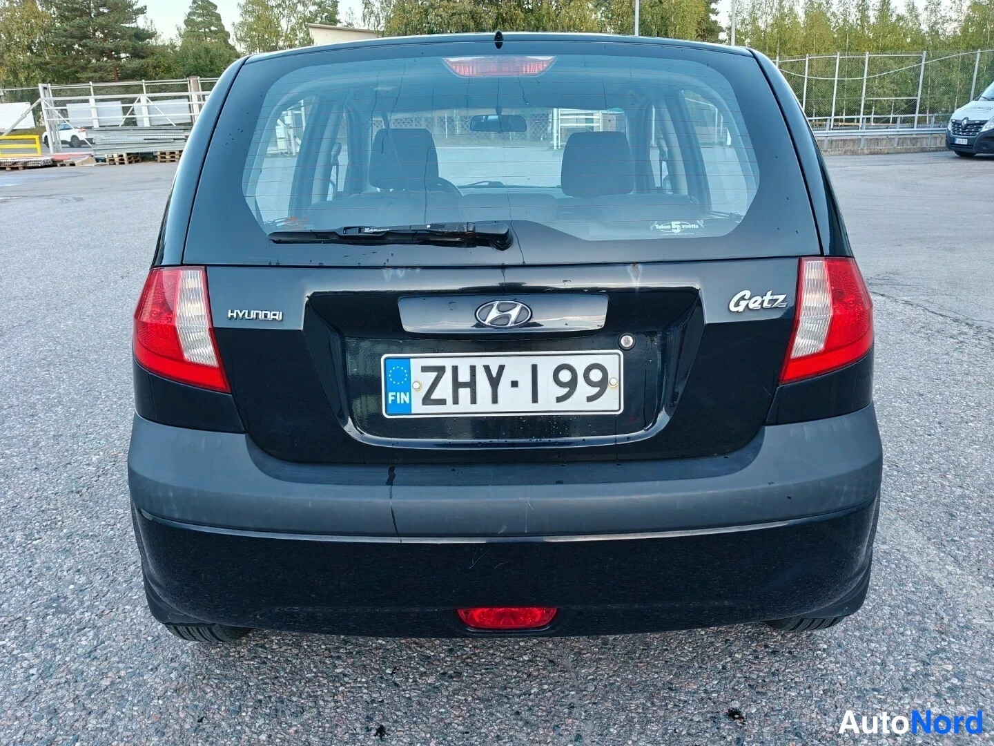 Musta Hyundai Getz 2006, takaa, kuva 8