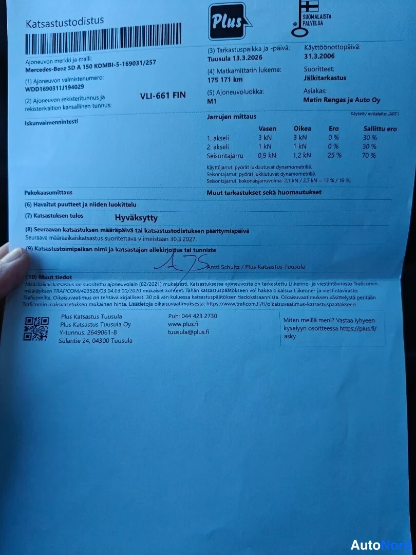 Hopea Mercedes-Benz A 150 2006, asiakirja, kuva 32