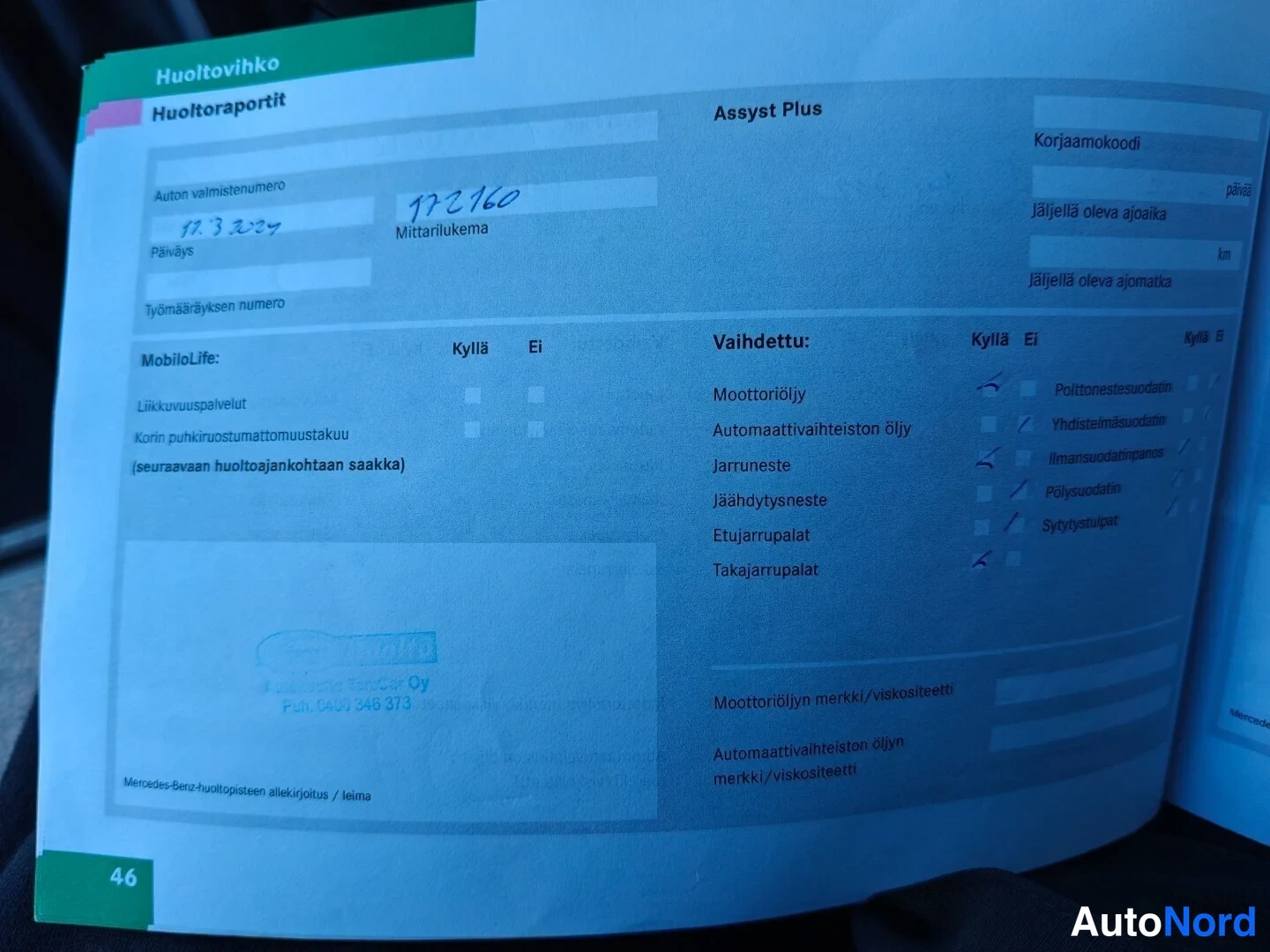 Hopea Mercedes-Benz A 150 2006, asiakirja, kuva 36