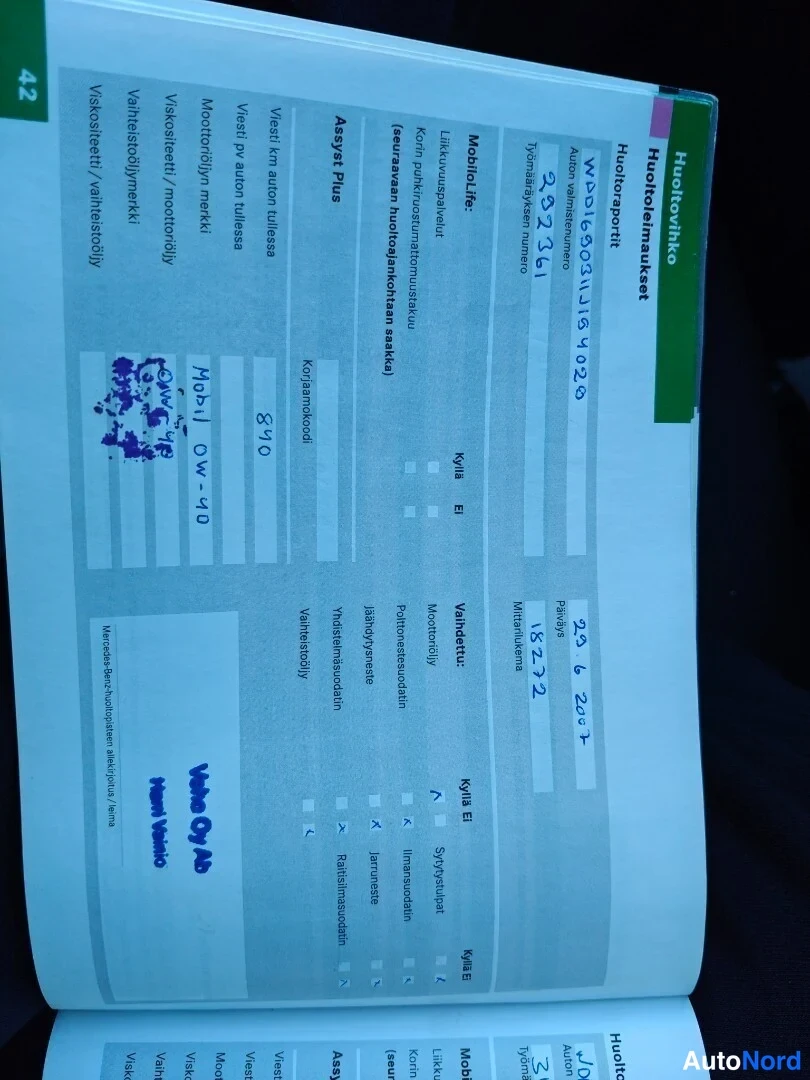 Hopea Mercedes-Benz A 150 2006, asiakirja, kuva 39
