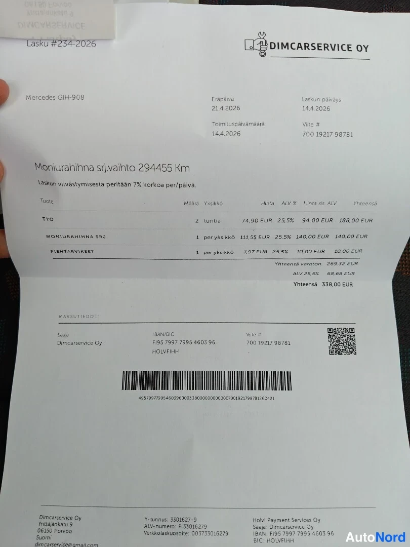 Musta Mercedes-Benz Vito 115 CDI 2008, asiakirja, kuva 21