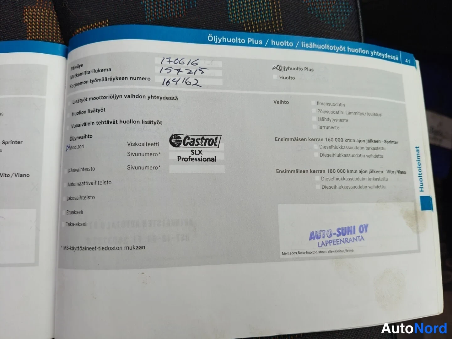 Musta Mercedes-Benz Vito 115 CDI 2008, asiakirja, kuva 24
