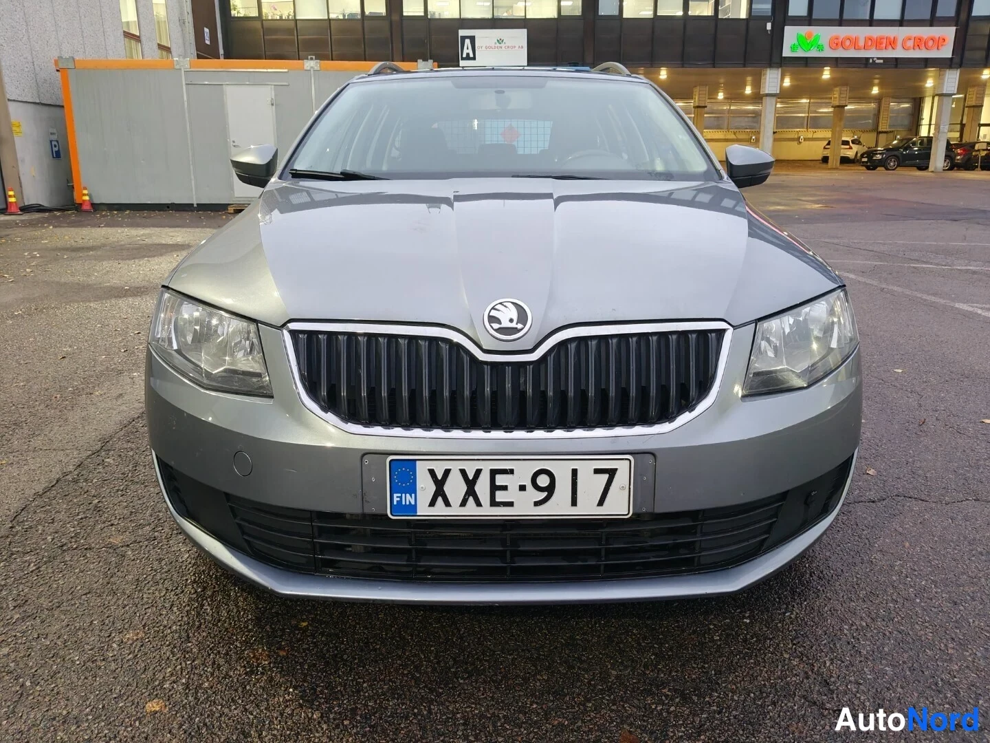 Harmaa Skoda Octavia 2014, edestä, kuva 3
