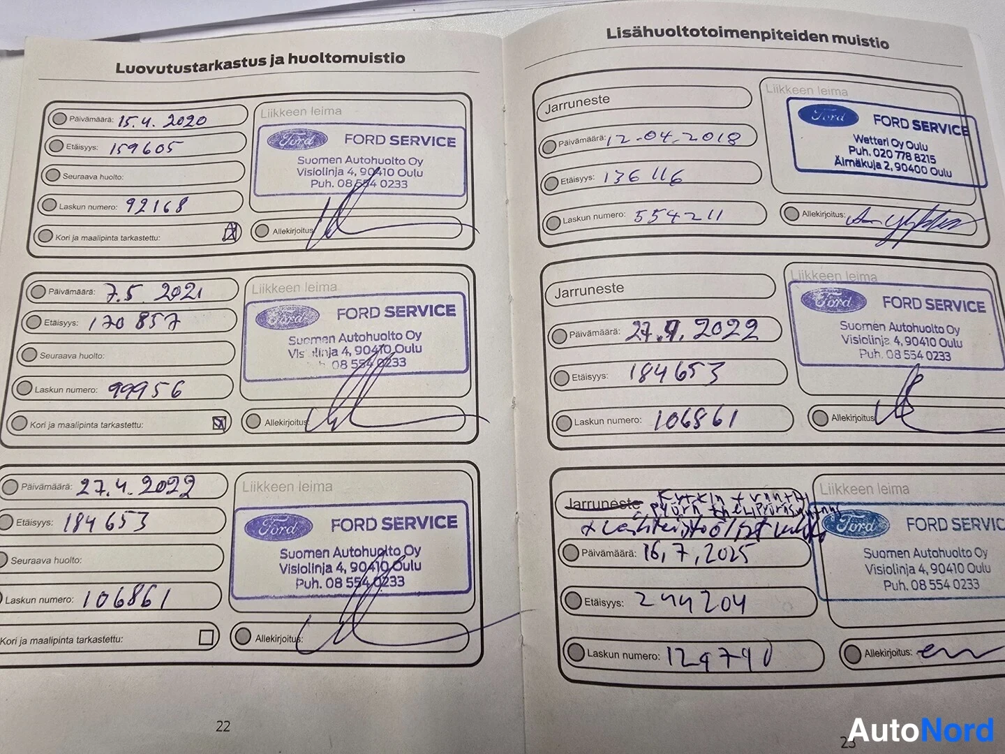 Sininen Ford S-MAX 2013, asiakirja, kuva 17