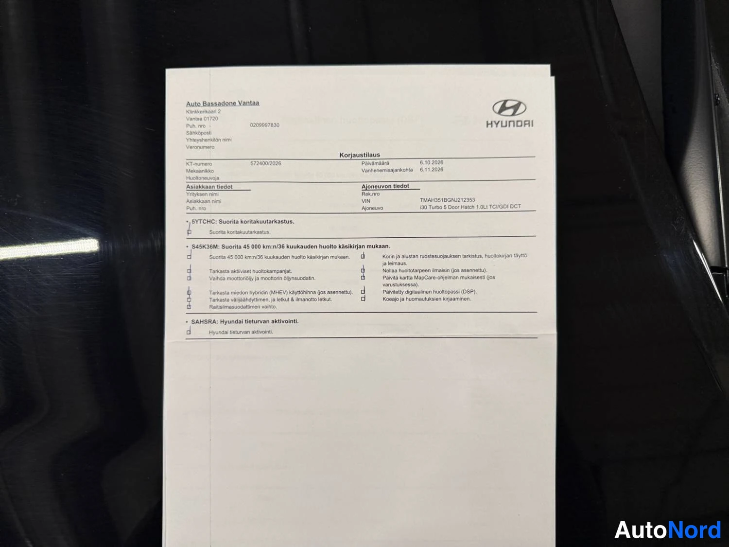 Black Hyundai I30 2023, document, photo 28
