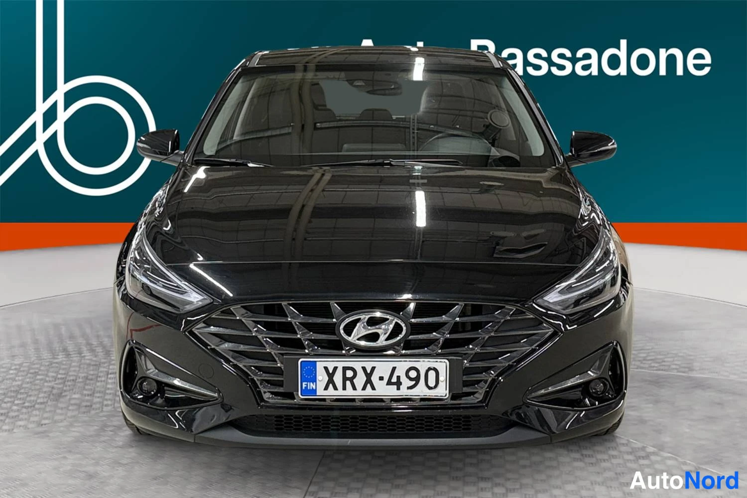 Black Hyundai I30 2023, front, photo 4