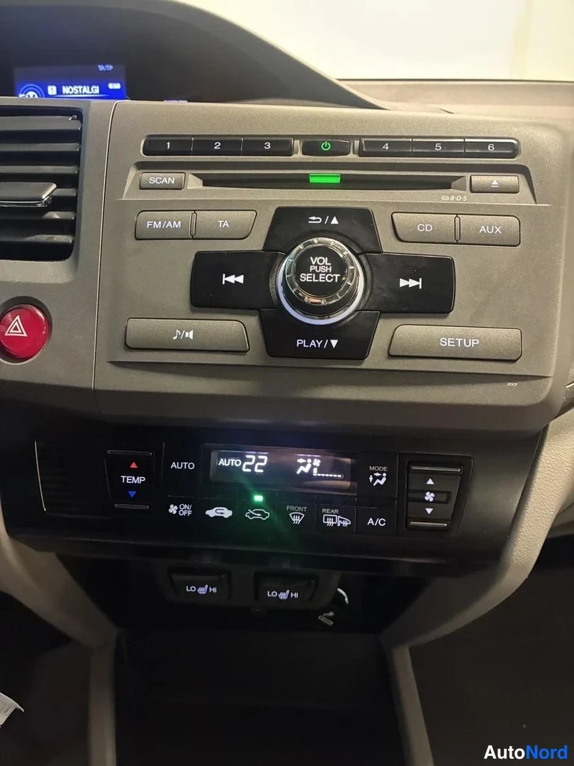 Harmaa Honda Civic 2012, yksityiskohta, kuva 17