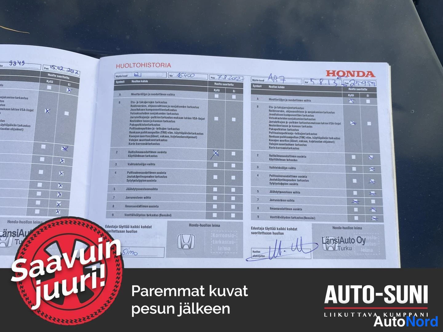 Musta Honda Accord 2011, asiakirja, kuva 14