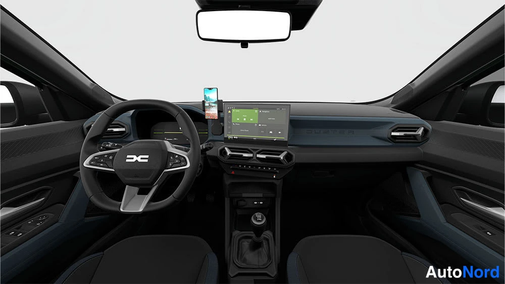 Vihreä Dacia Duster 2026, ohjaamo, kuva 7