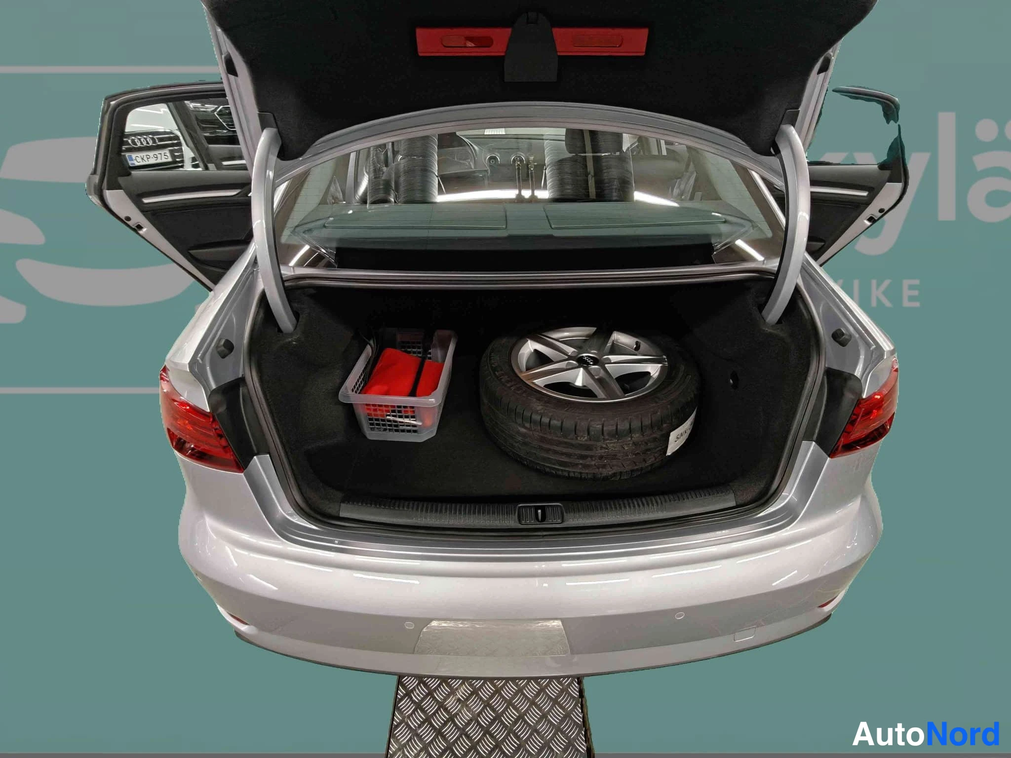 Silver Audi A3 2017, rear, photo 15