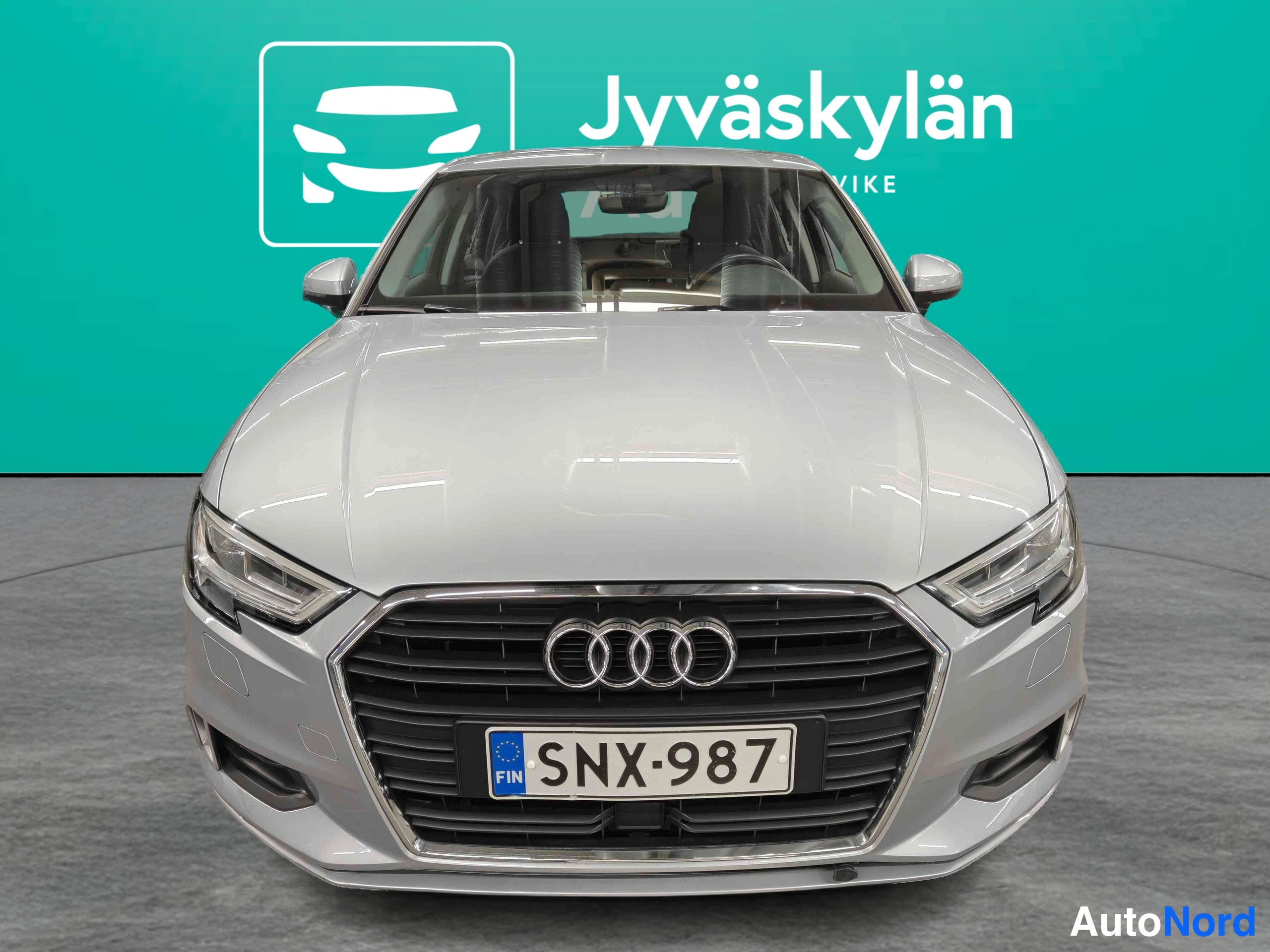 Silver Audi A3 2017, front, photo 10
