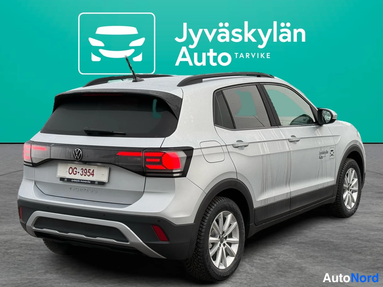 Harmaa Volkswagen T-Cross 2026, takaviisto, kuva 5