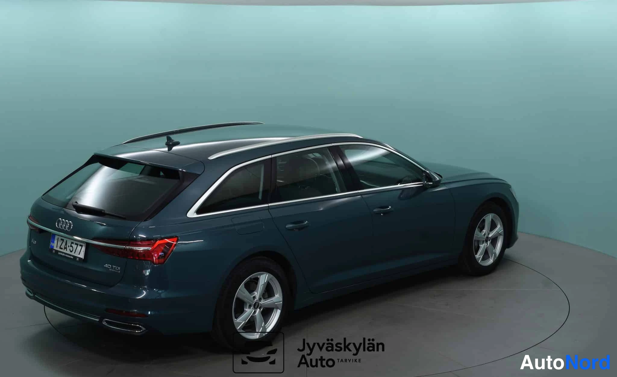 Vihreä Audi A6 2020, takaviisto, kuva 8