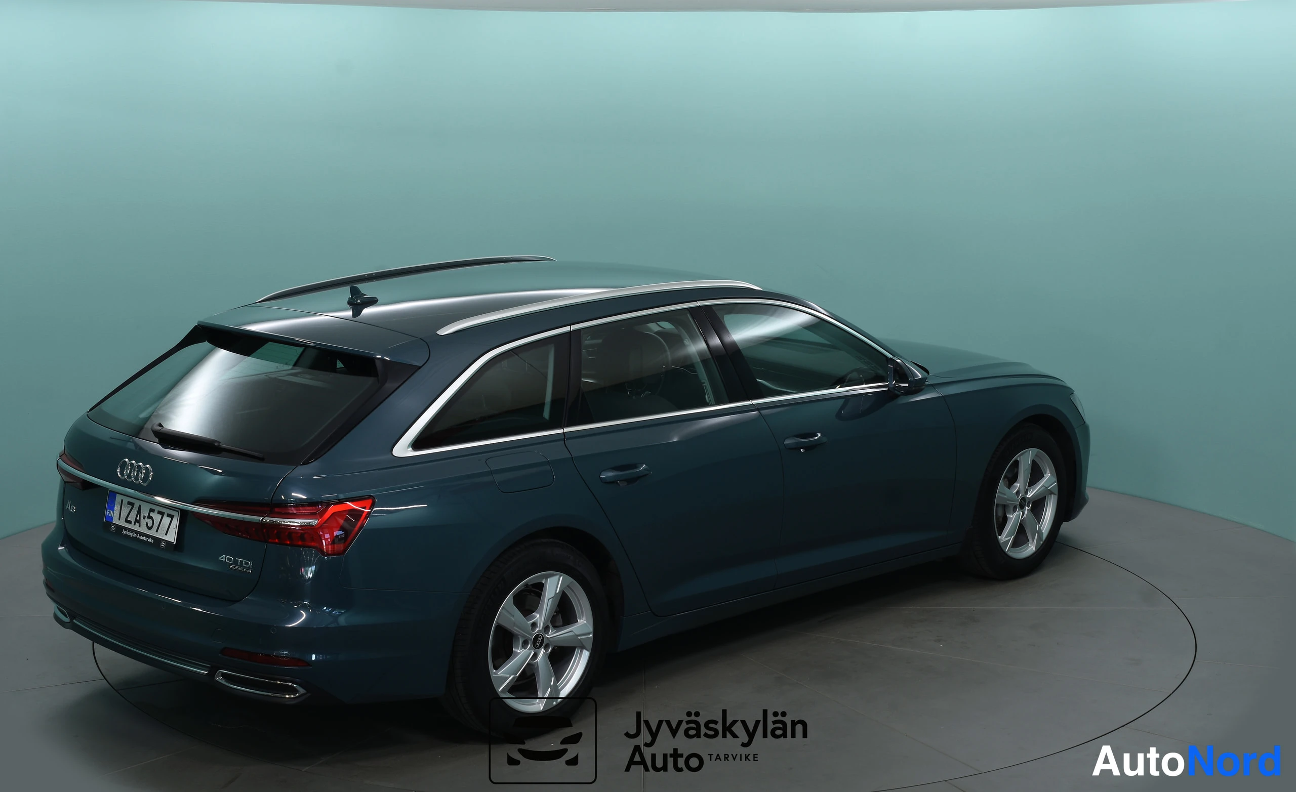 Vihreä Audi A6 2020, takaviisto, kuva 9