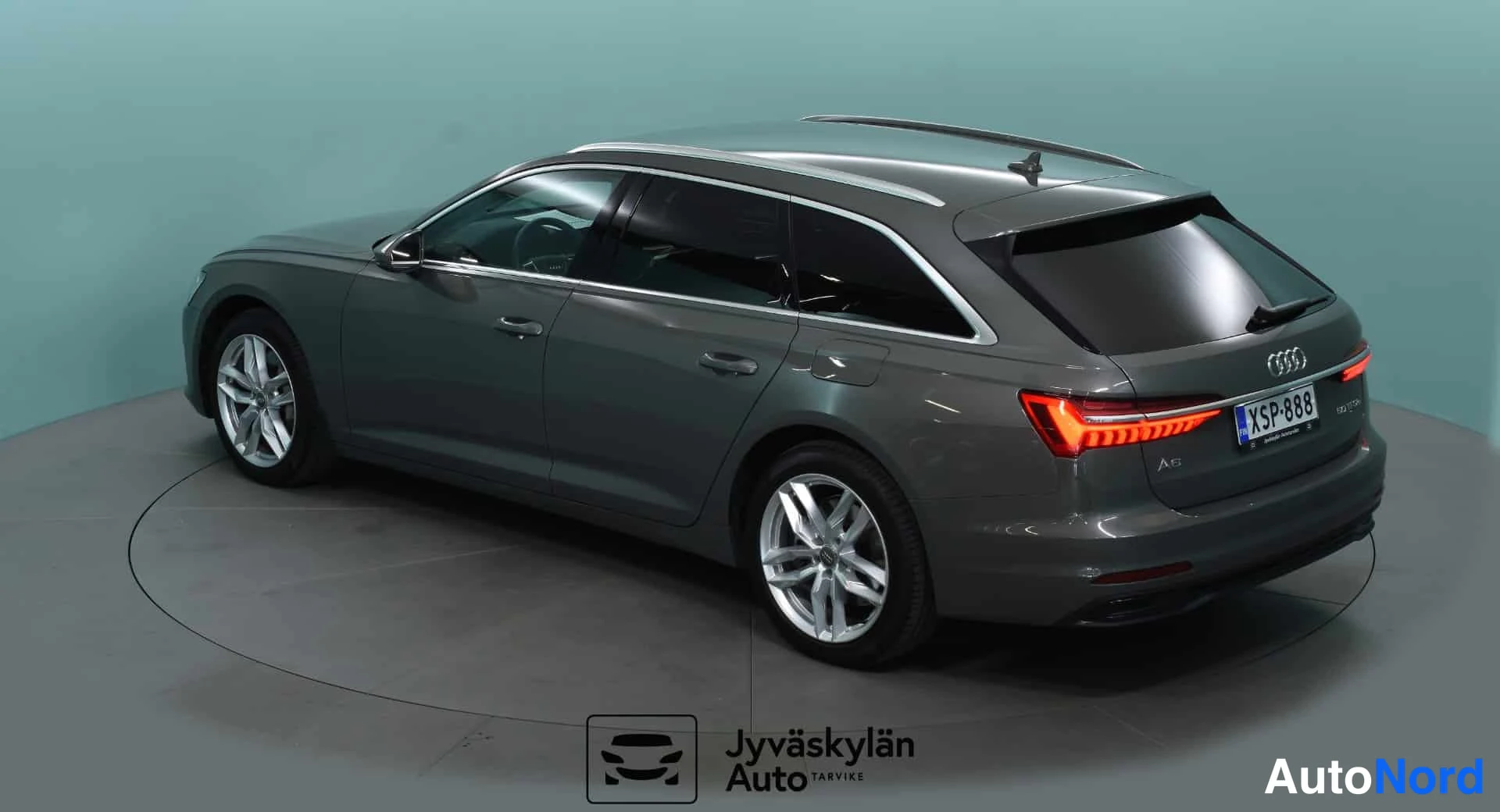 Harmaa Audi A6 2024, takaviisto, kuva 10