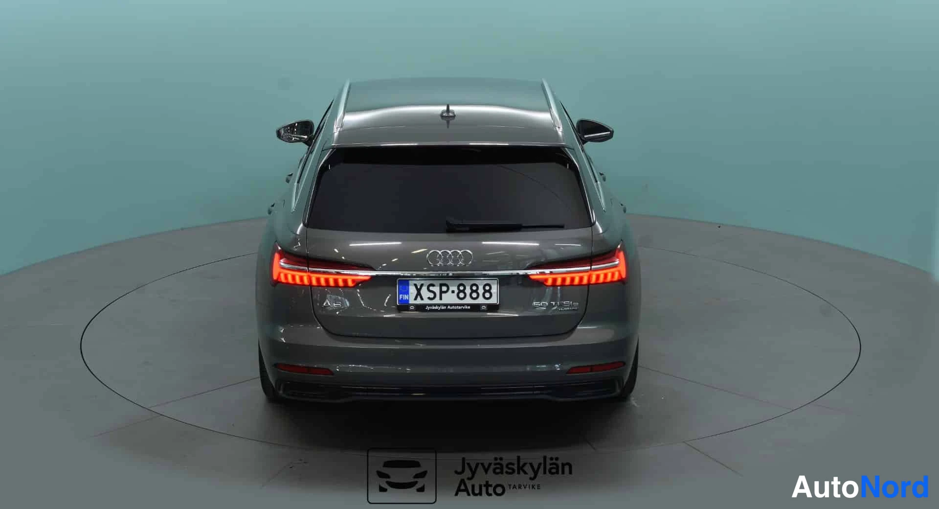 Harmaa Audi A6 2024, takaa, kuva 12