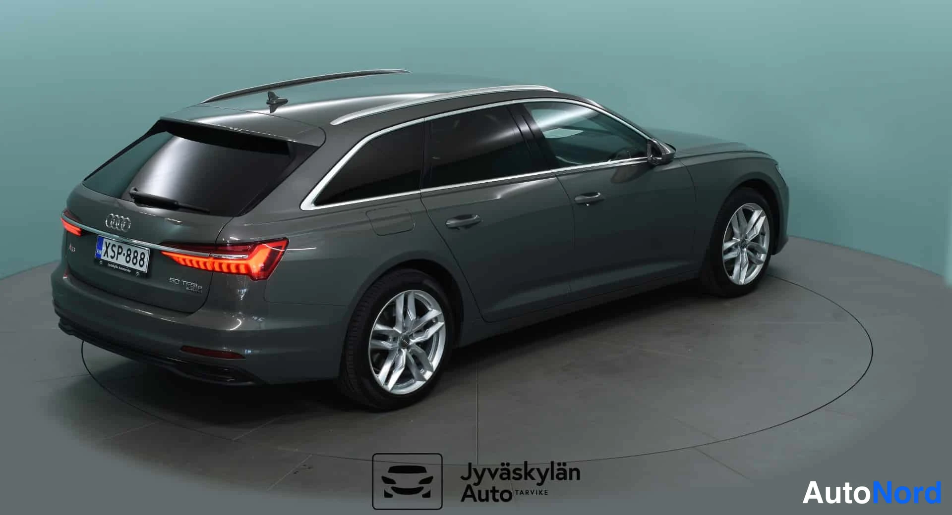 Harmaa Audi A6 2024, takaviisto, kuva 9