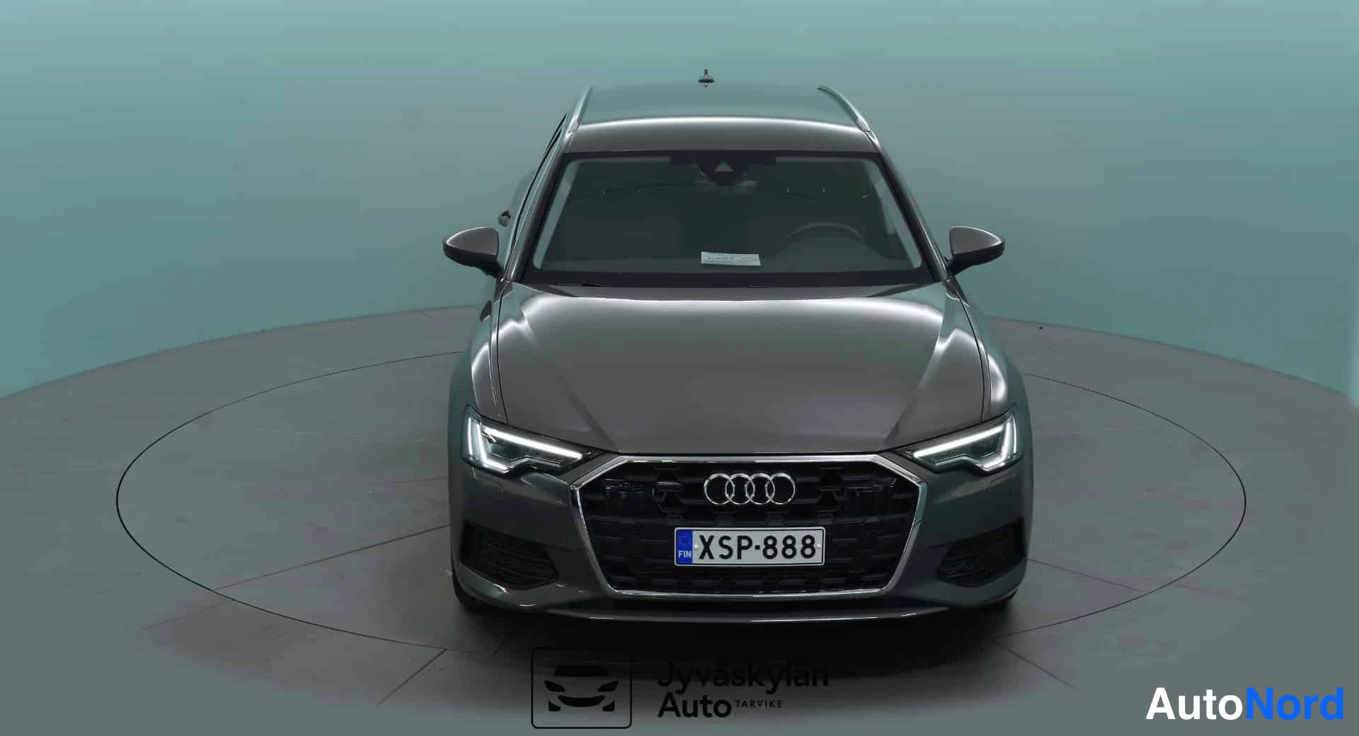 Harmaa Audi A6 2024, edestä, kuva 5