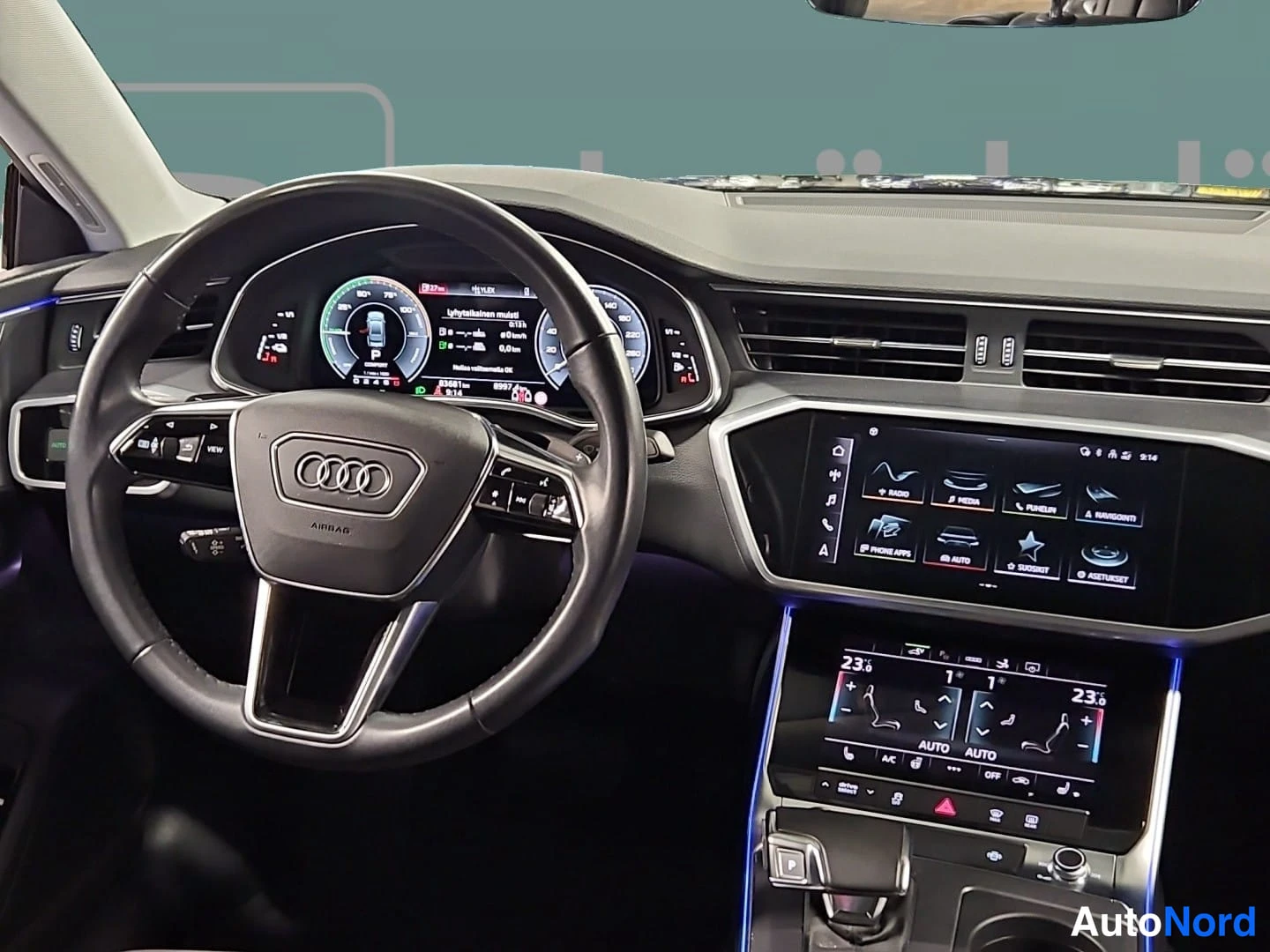 Harmaa Audi A7 2021, ohjaamo, kuva 16